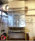 USED SILO WITH DUST COLLECTOR
