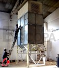 USED SILO WITH DUST COLLECTOR