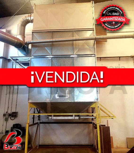 USED SILO WITH DUST COLLECTOR